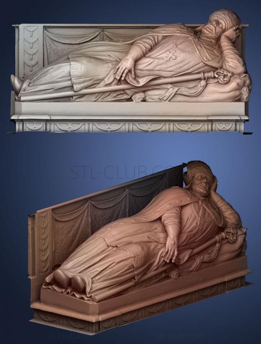 3D model tomb of Bishop (STL)